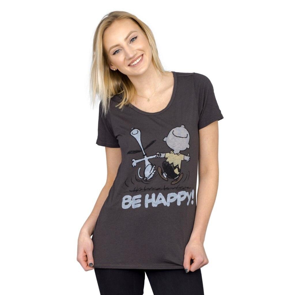 Junk Food Peanuts Be Happy T Shirt