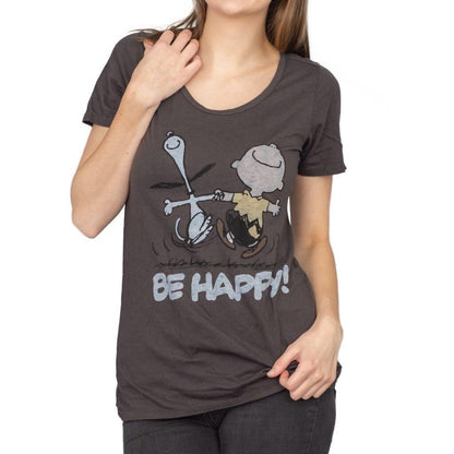 Junk Food Peanuts Be Happy T Shirt