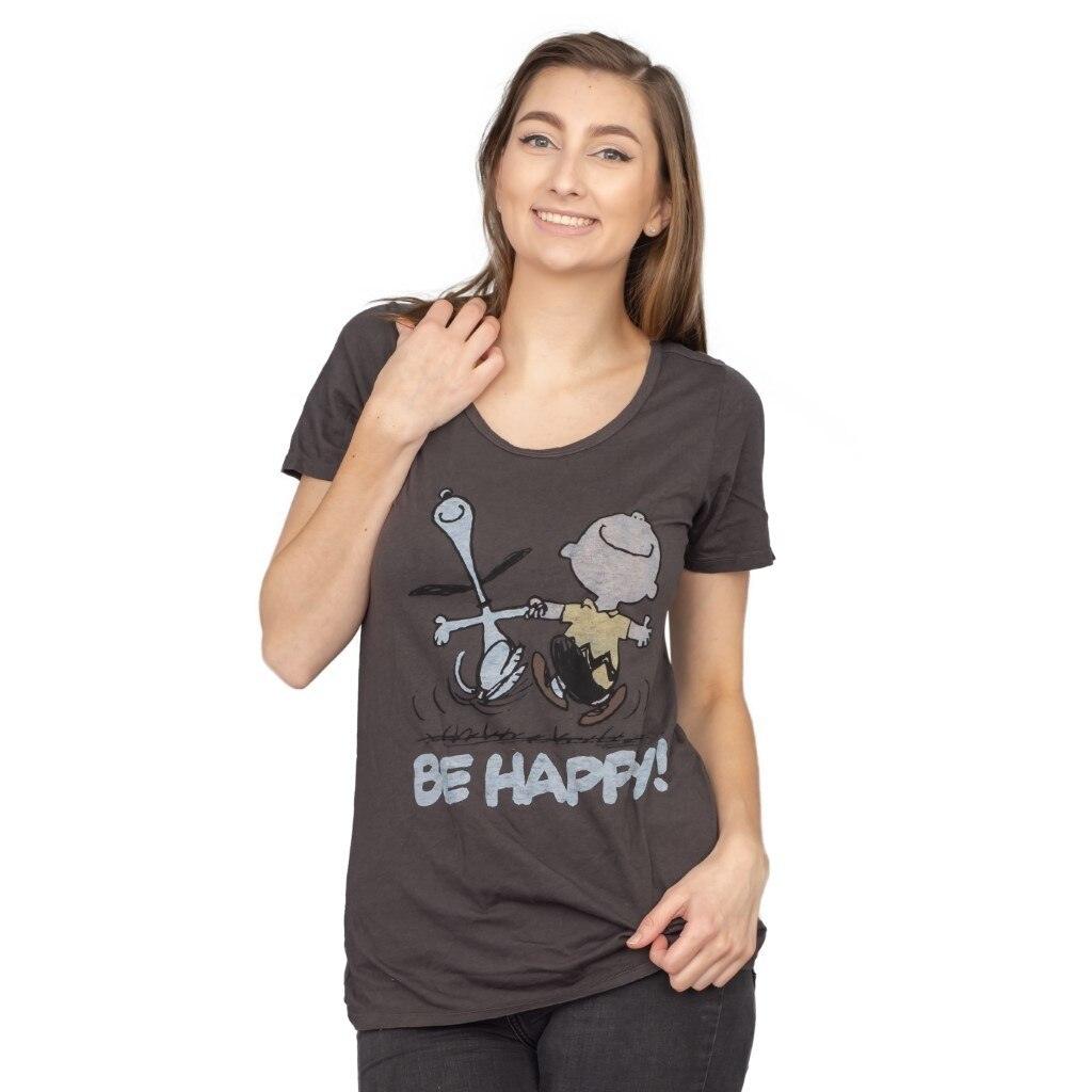 Junk Food Peanuts Be Happy T Shirt