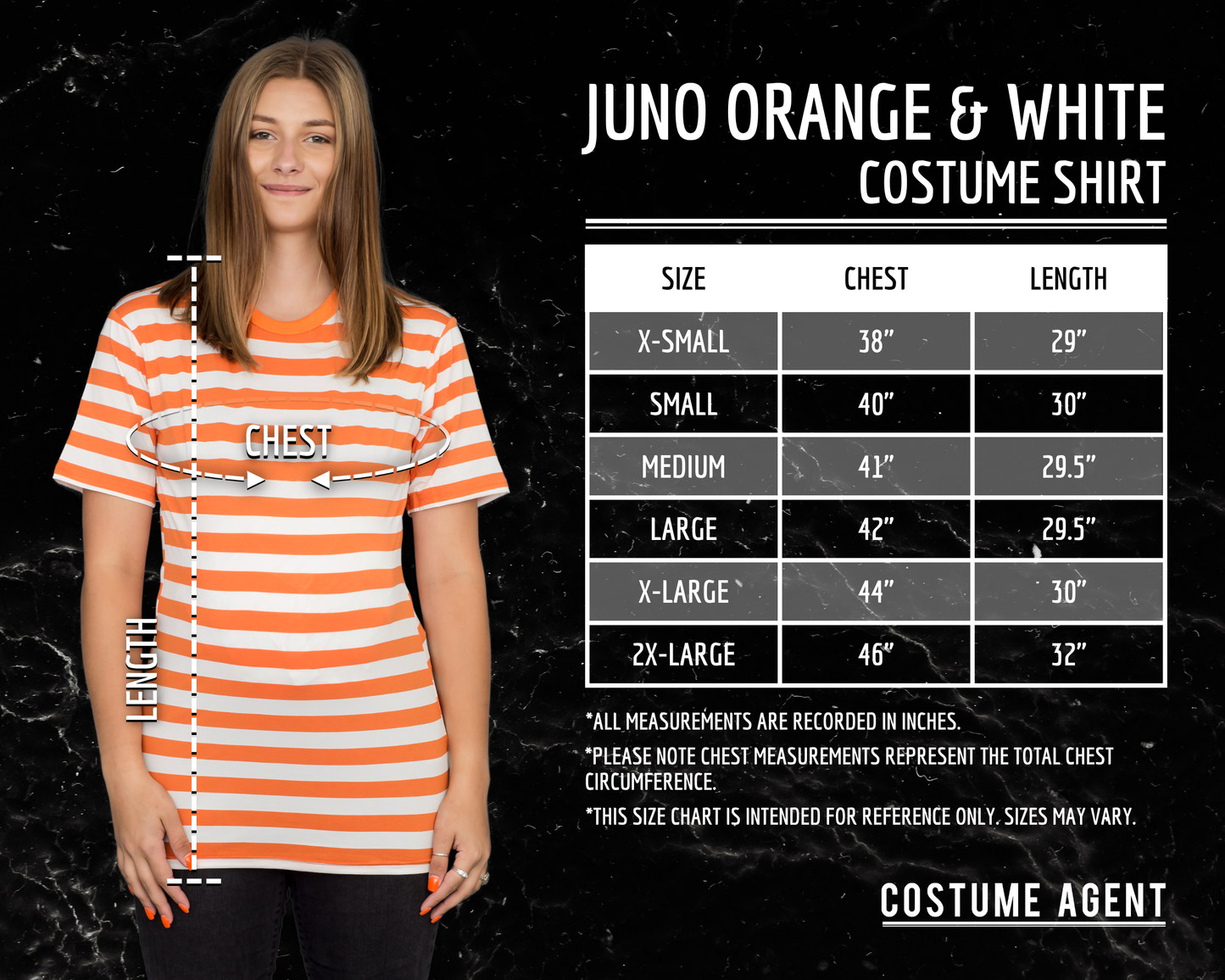 Juno Orange and White Pregnant Impersonation T Shirt