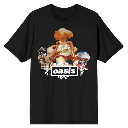 Oasis Atomic Dig Out Your Soul Licensed Mens T Shirt Black