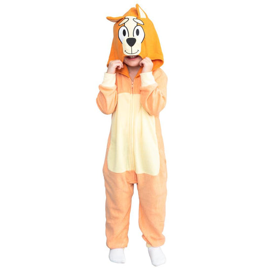 Kids Cartoon Bingo and Bluey Halloween Costume Jumpsuit Cosplay