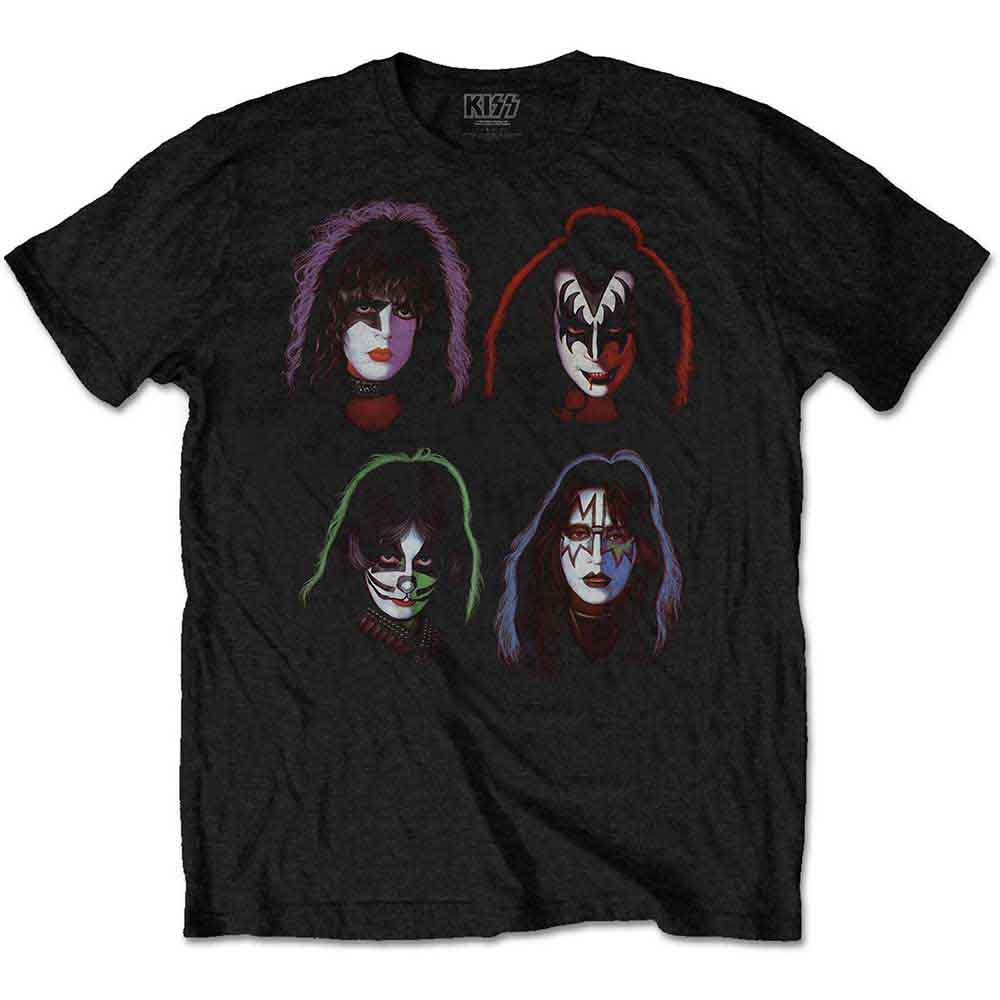 Kiss Faces Mens T Shirt