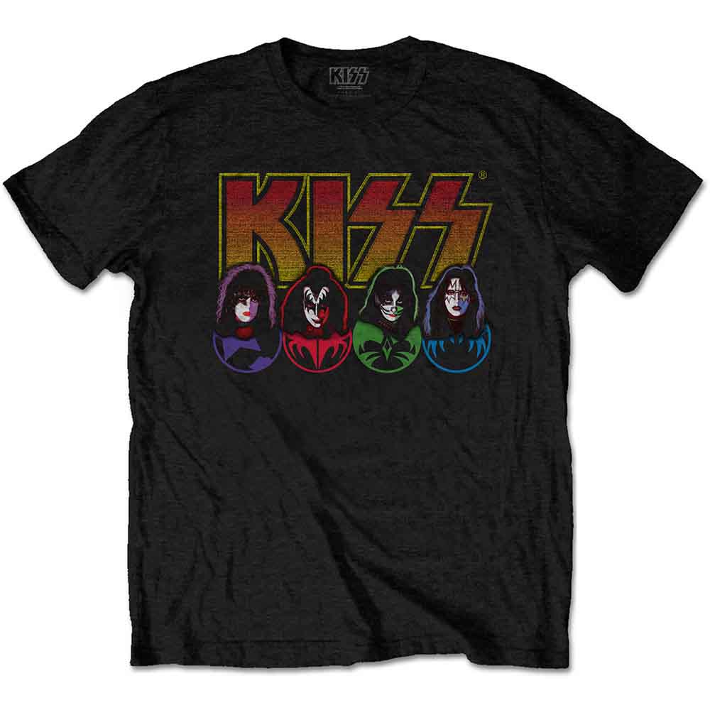 Kiss Logo, Faces & Icons Mens T Shirt