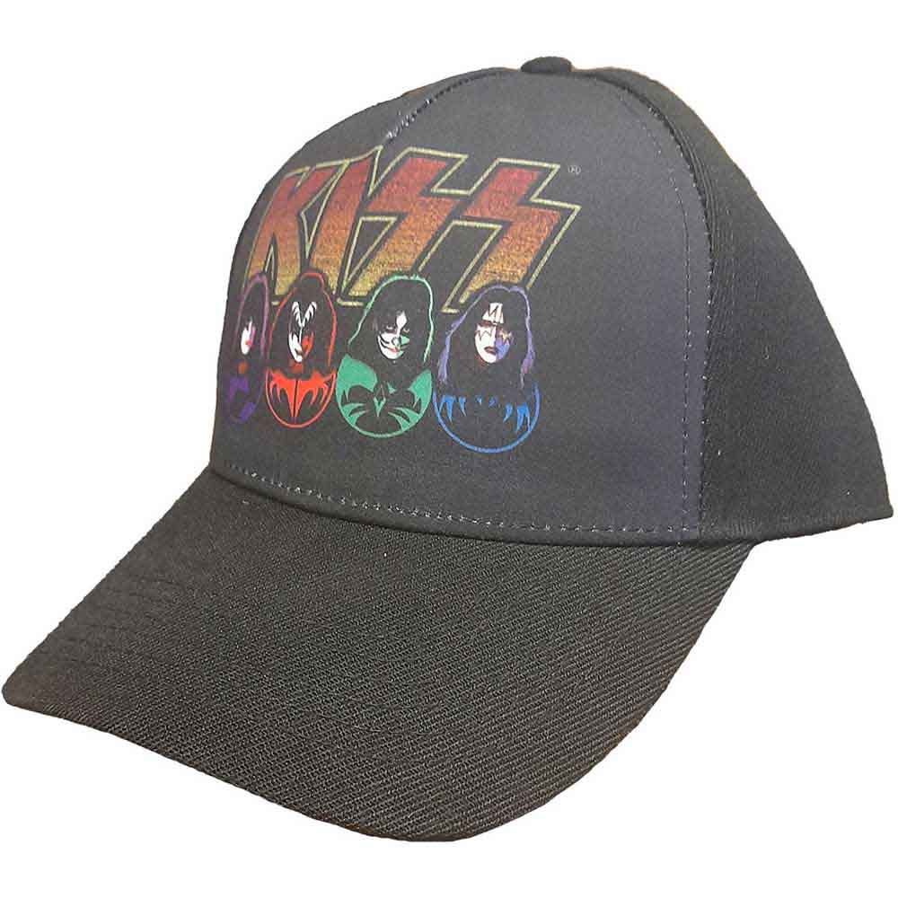 Kiss Logo - Faces & Icons Hat Black