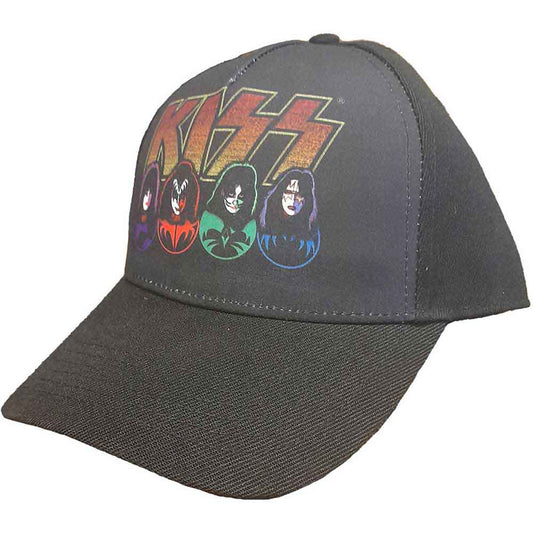 Kiss Logo - Faces & Icons Hat Black