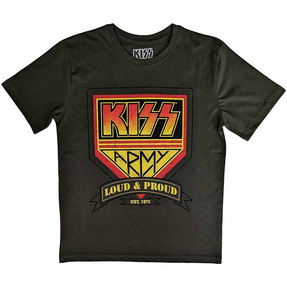 Kiss Loud & Proud Mens T Shirt