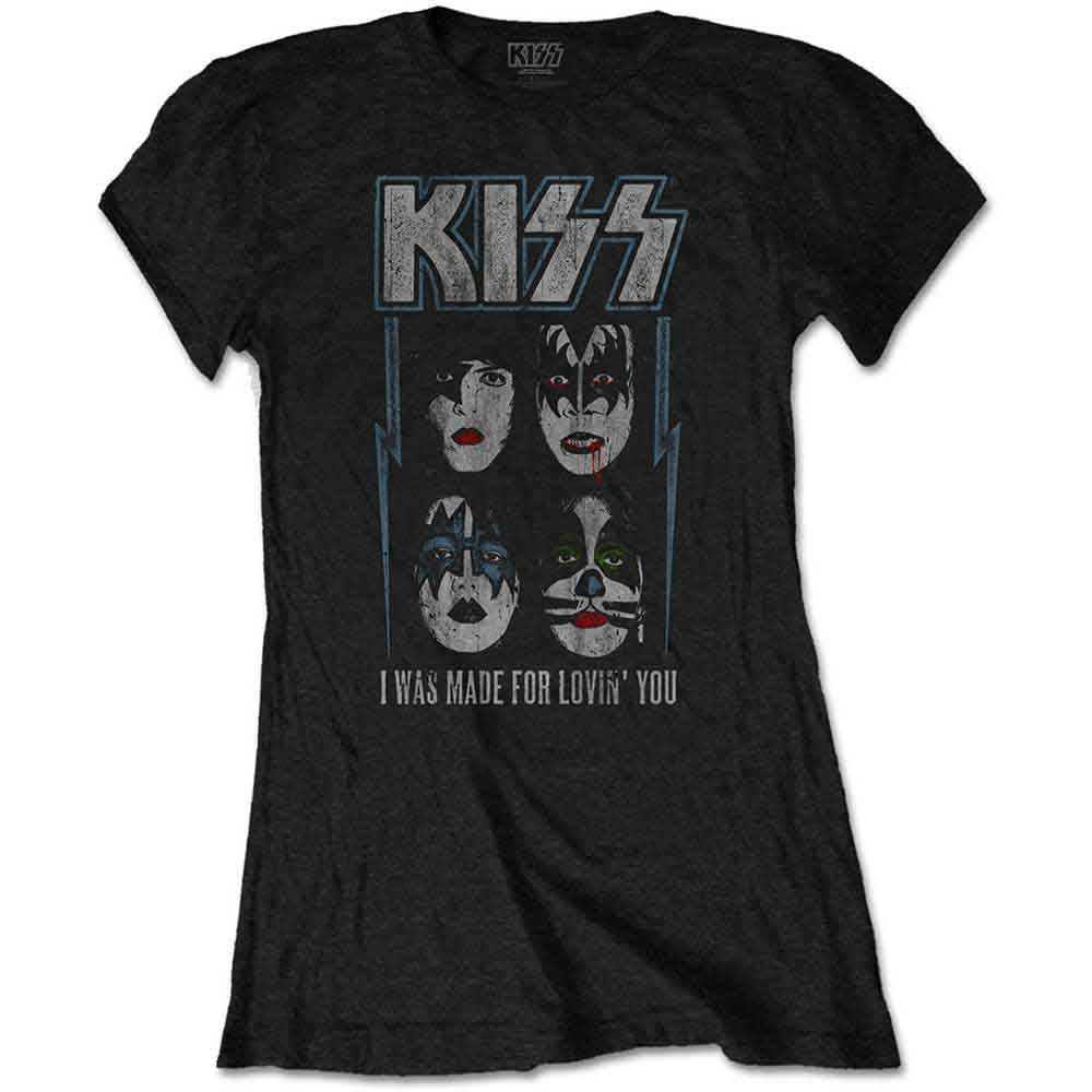 Kiss Made For Lovin' You Womens T Shirt