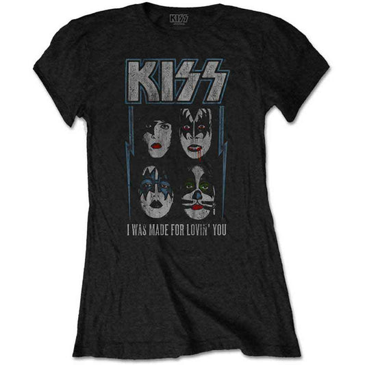 Kiss Made For Lovin' You Womens T Shirt