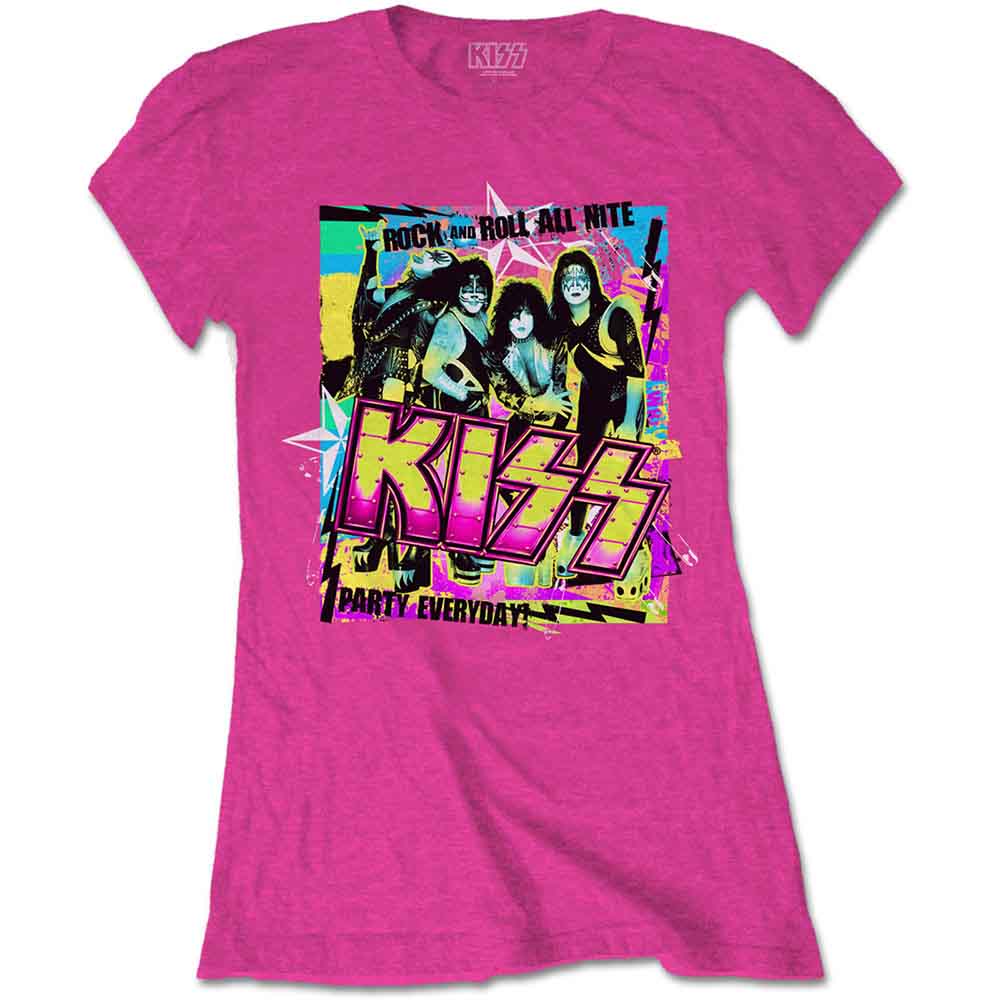Kiss Party Every Day Womens T Shirt