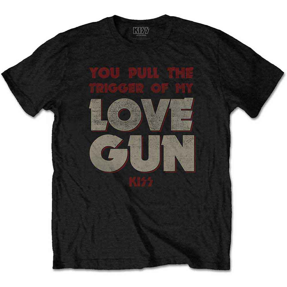 Kiss Pull The Trigger Mens T Shirt