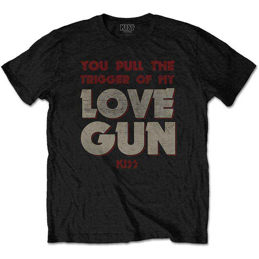 Kiss Pull The Trigger Mens T Shirt