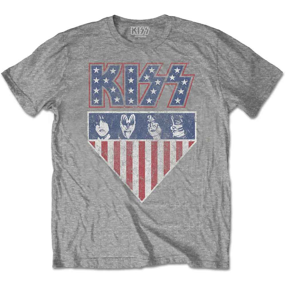 Kiss Stars And Stripes Mens T Shirt