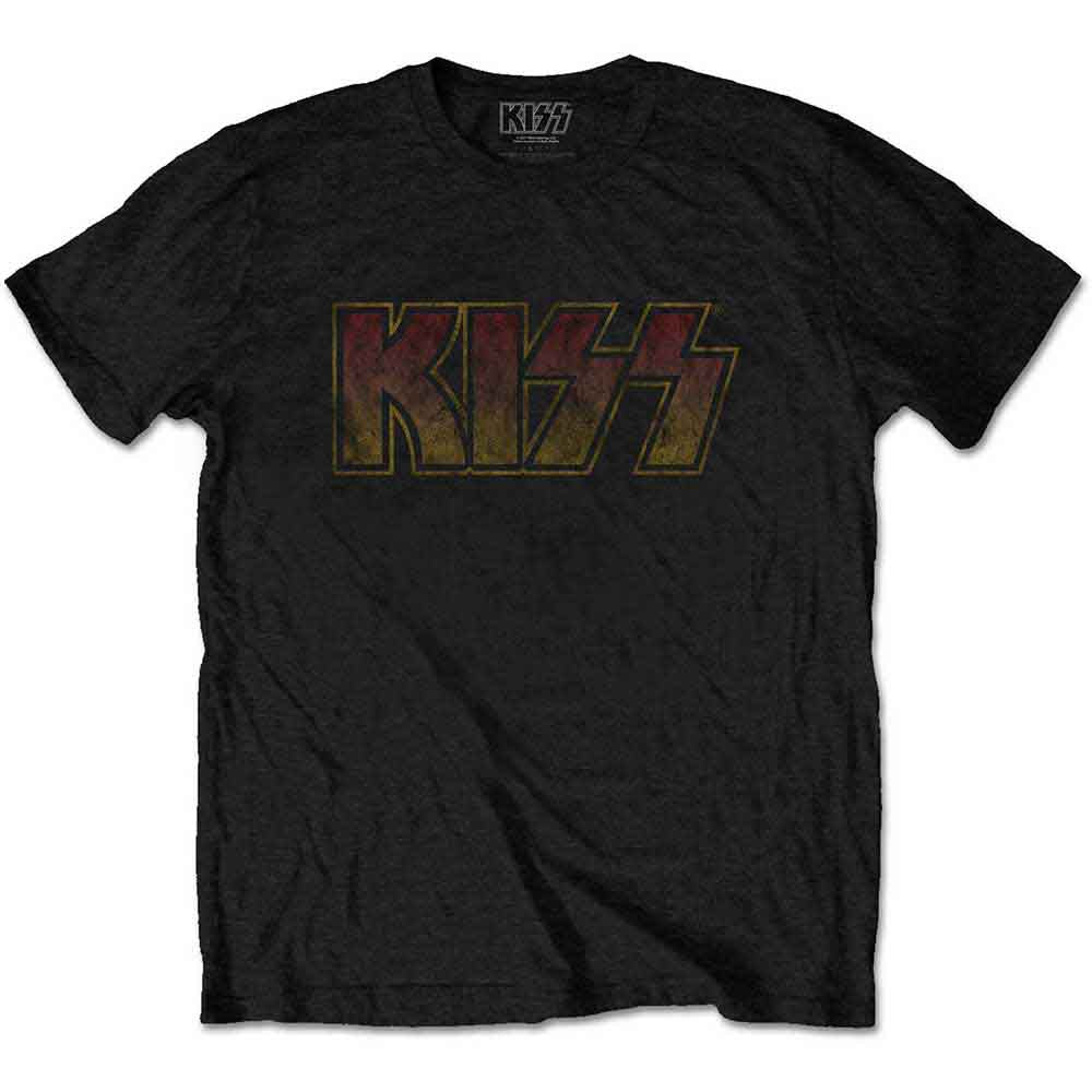 Kiss Vintage Classic Logo Mens T Shirt