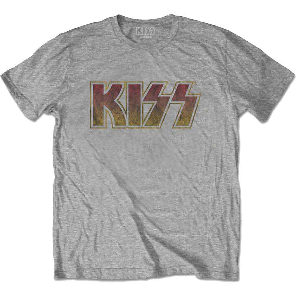 Kiss Vintage Classic Logo Mens T Shirt