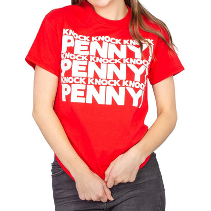 Knock Knock Penny Adult T Shirt