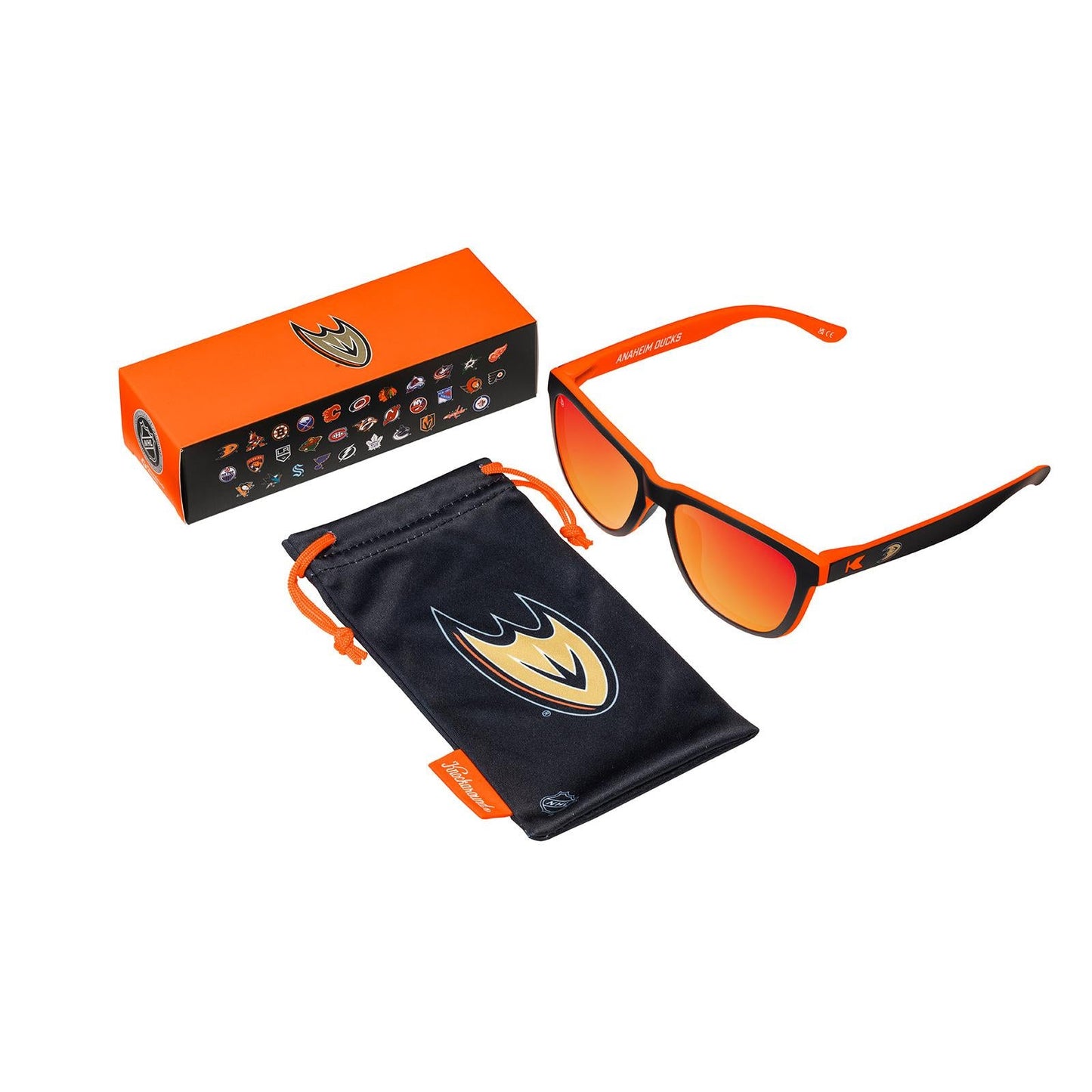 Anaheim Ducks Officially Licensed Knockaround Sunglasses