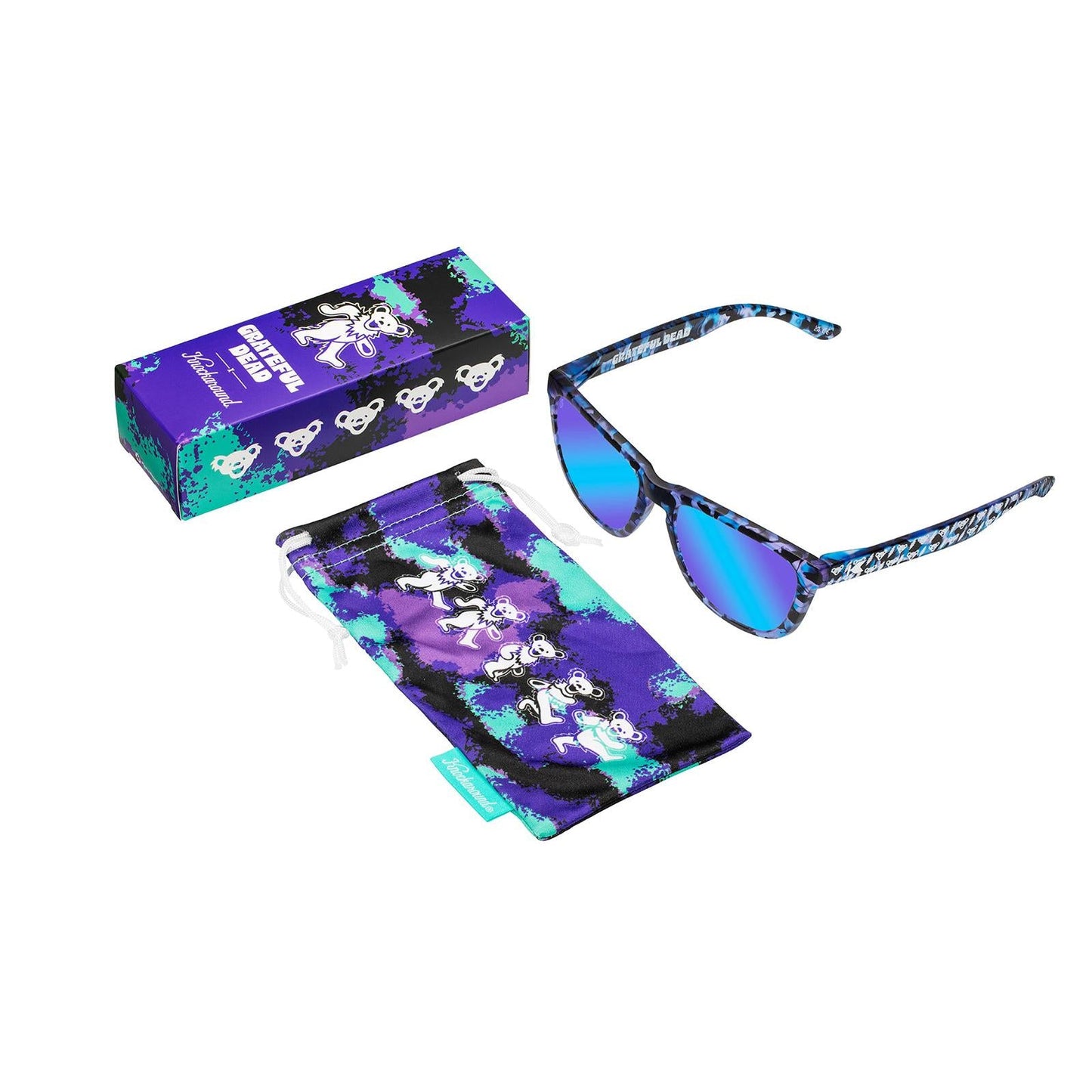 Grateful Dead Bolt Bears Premiums Officially Licensed Knockaround Sunglasses