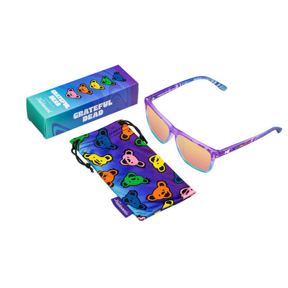 Grateful Dead Trippy Bears Fast Lanes Officially Licensed Knockaround Sunglasses