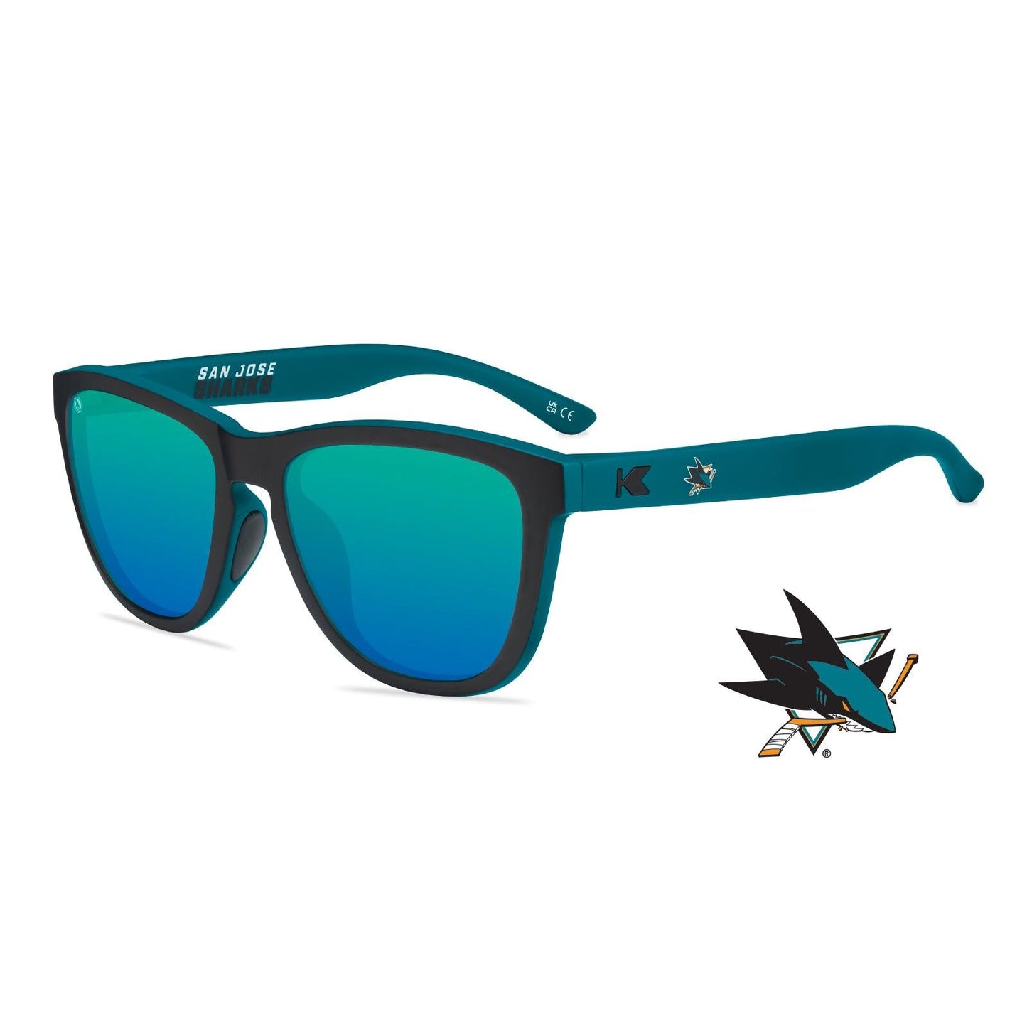 San Jose Sharks Officially Licensed Knockaround Sunglasses