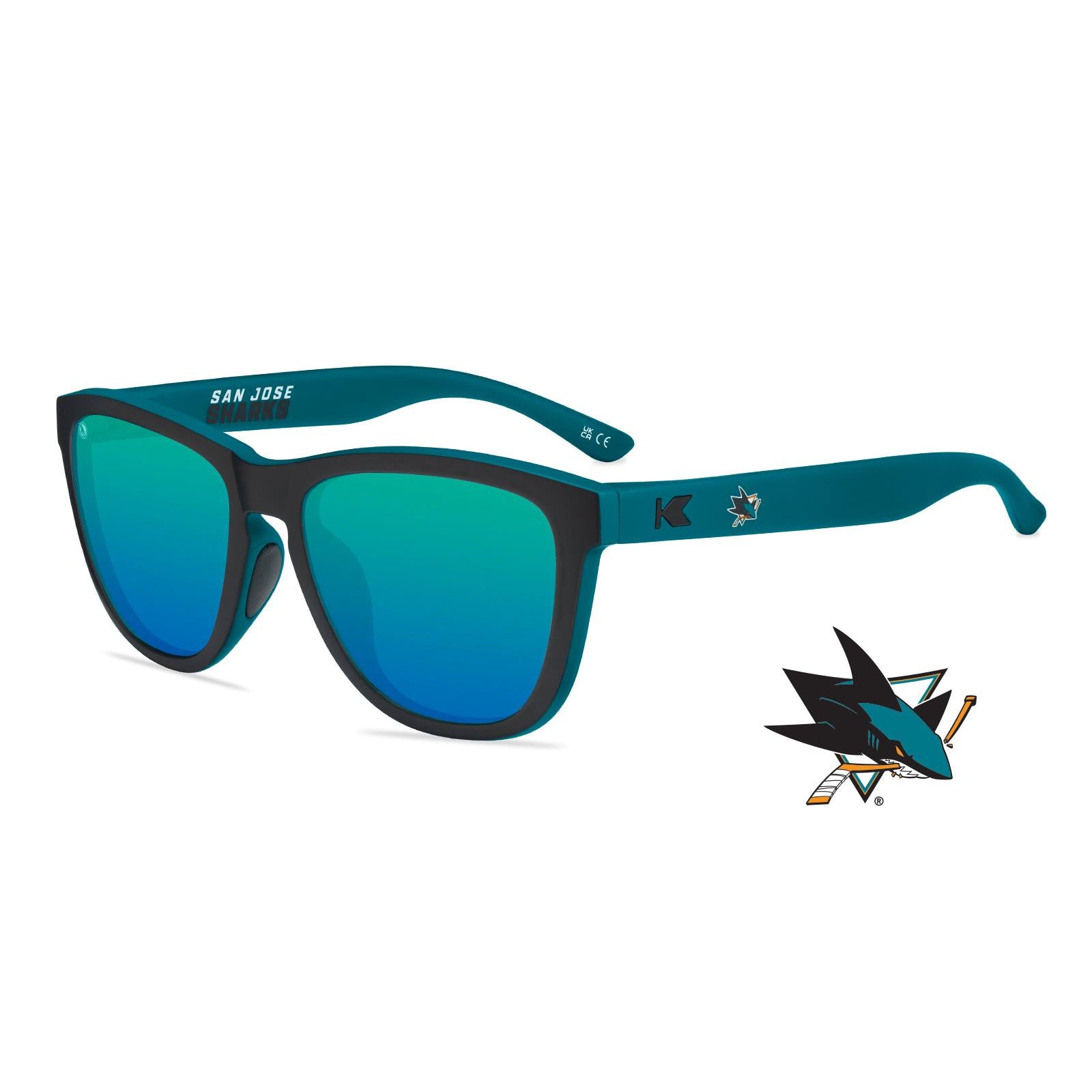 San Jose Sharks Officially Licensed Knockaround Sunglasses