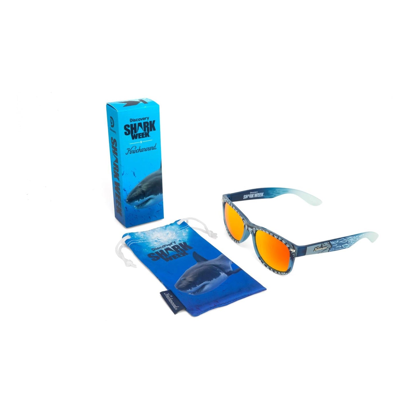 Shark Week Fort Knocks Officially Licensed Knockaround Sunglasses