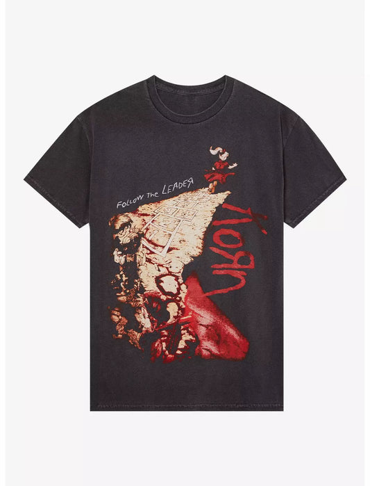 Korn Follow the Leader 2 Sided Hop Scotch Mens T Shirt