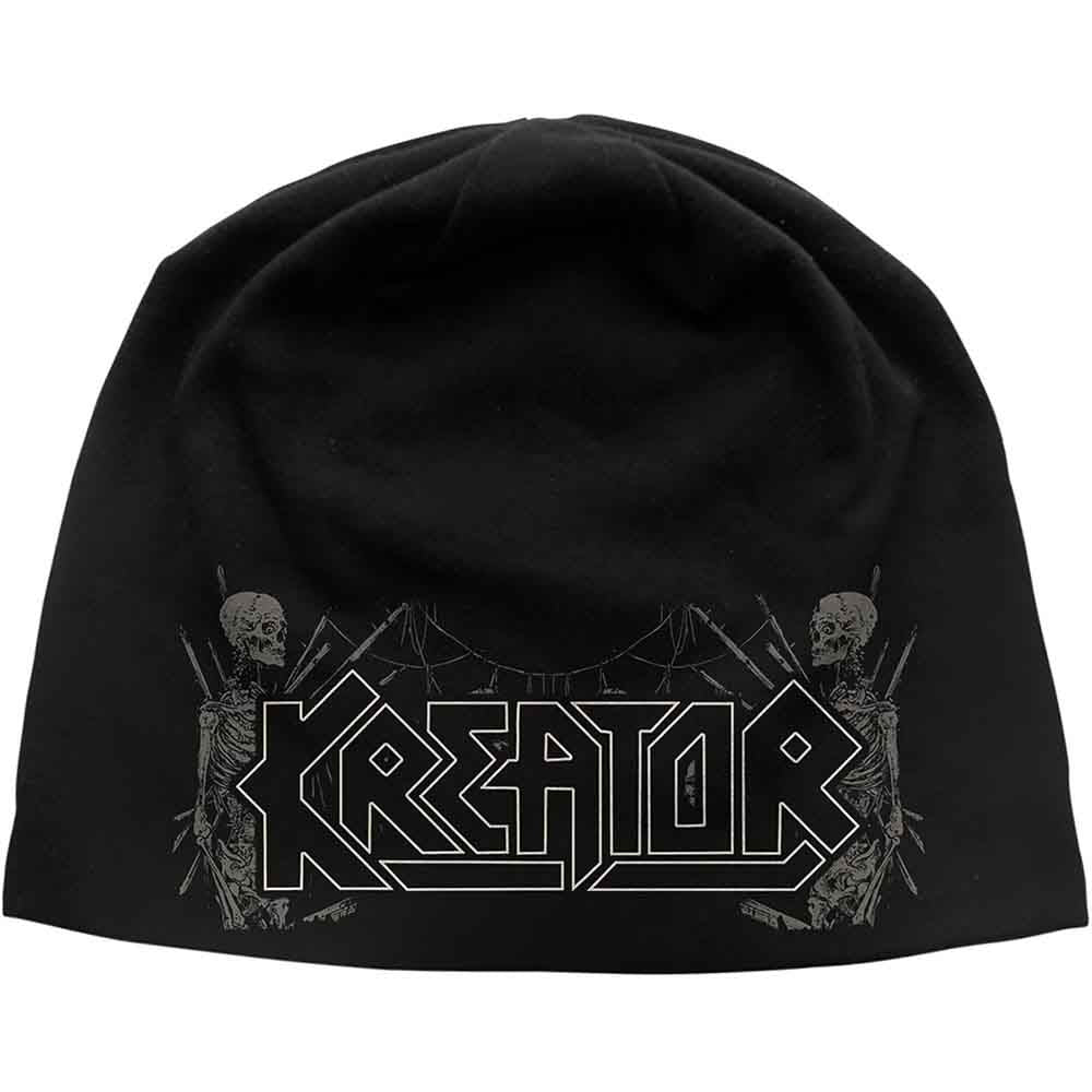 Kreator Skull & Skeletons Beanie Hat Black