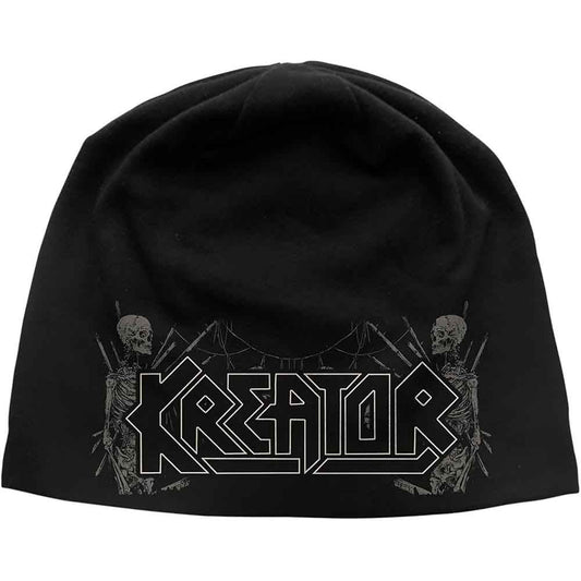 Kreator Skull & Skeletons Beanie Hat Black
