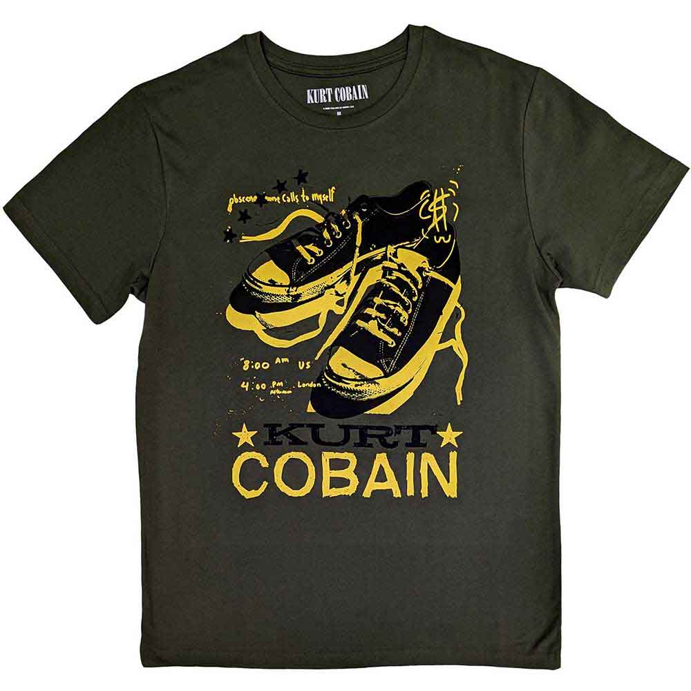 Kurt Cobain Converse Mens T Shirt