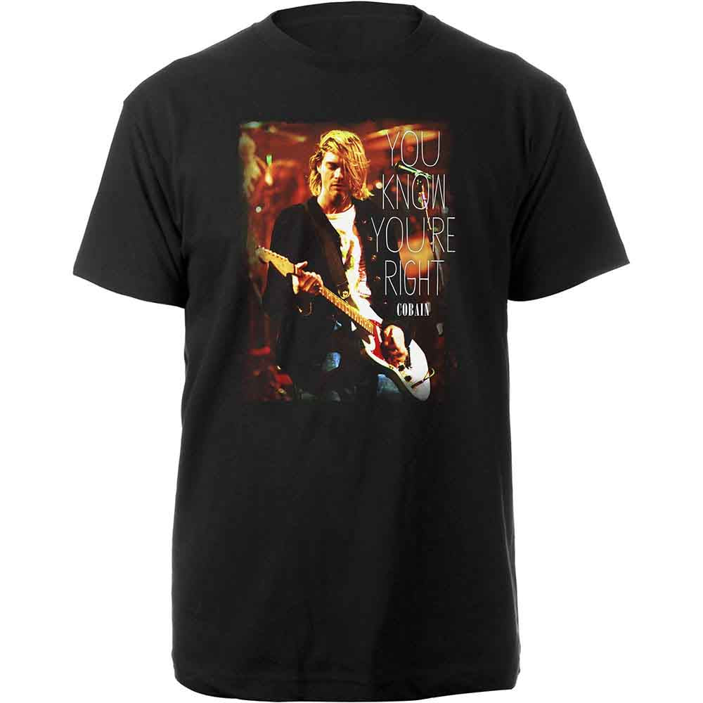 Kurt Cobain You Know You're Right Mens T Shirt