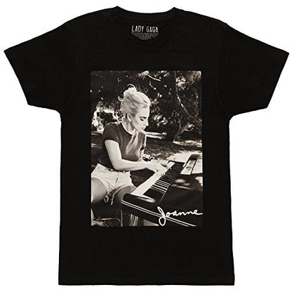 Lady Gaga Joanne Piano Officially Licensed Mens T Shirt Black