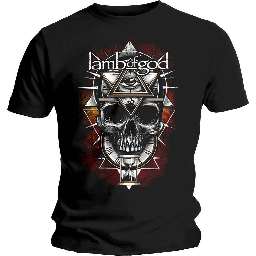 Lamb Of God All Seeing Red Mens T Shirt