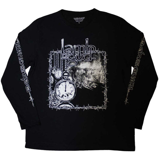 Lamb Of God Barbed Wire Long Sleeve Shirt