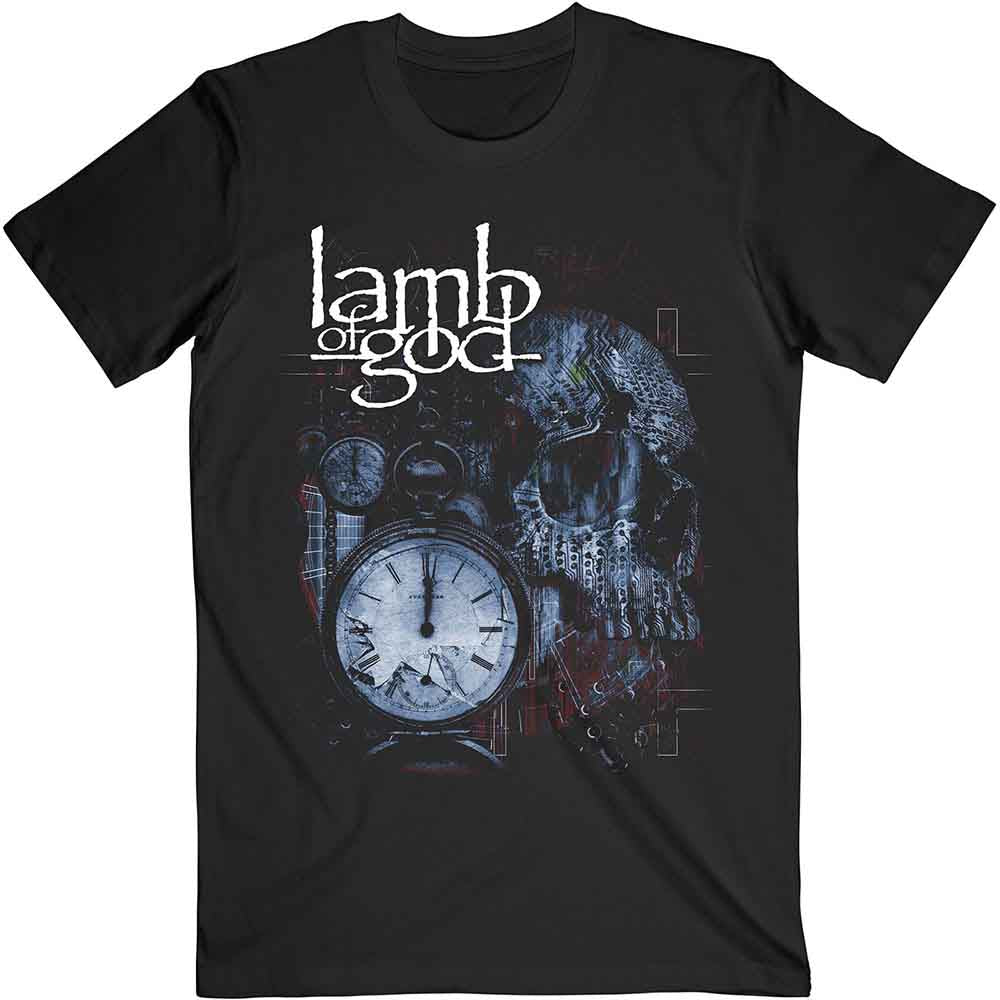 Lamb Of God Circuitry Skull Recolour Mens T Shirt