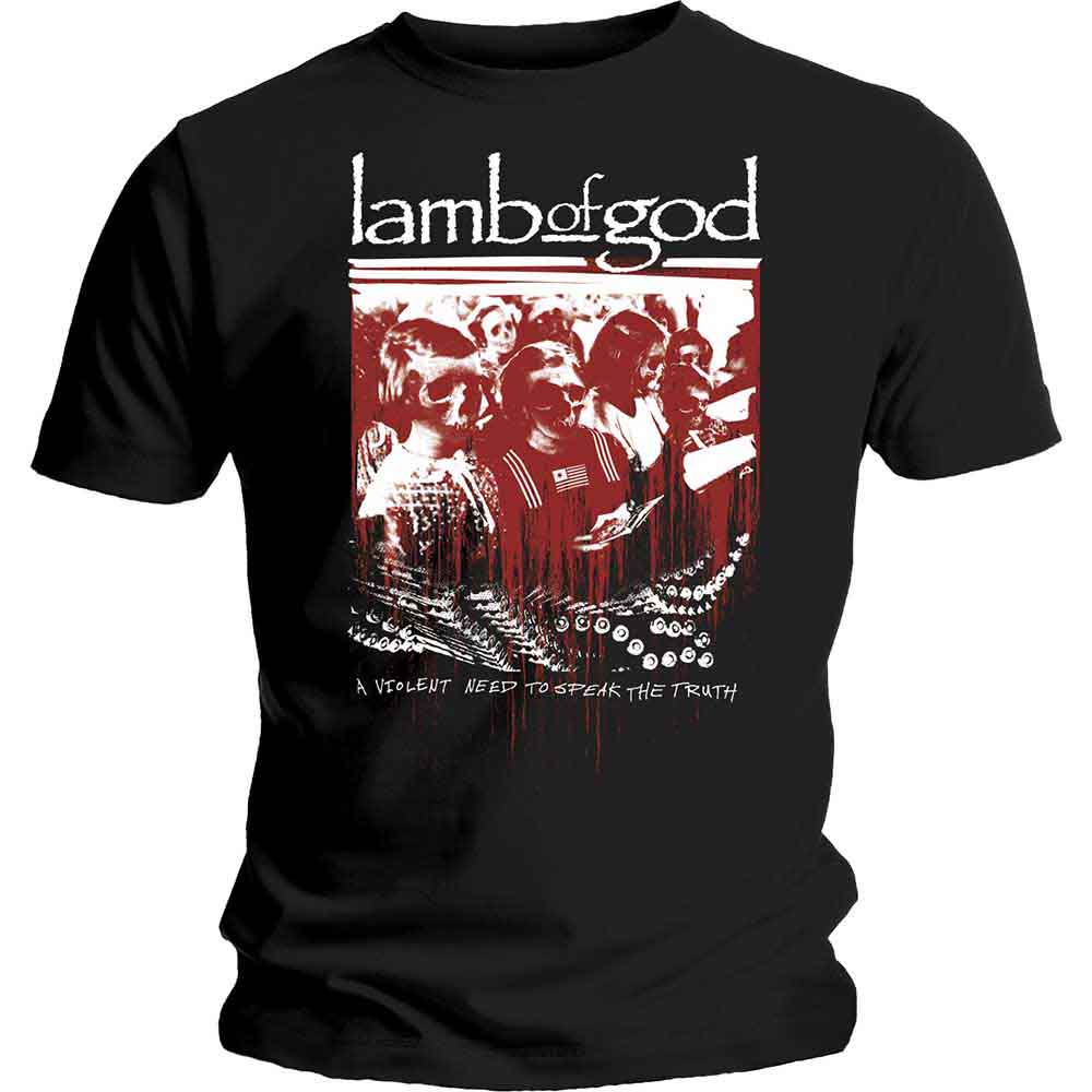 Lamb Of God Enough is Enough Mens T Shirt
