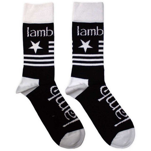 Lamb Of God Flag Socks Black