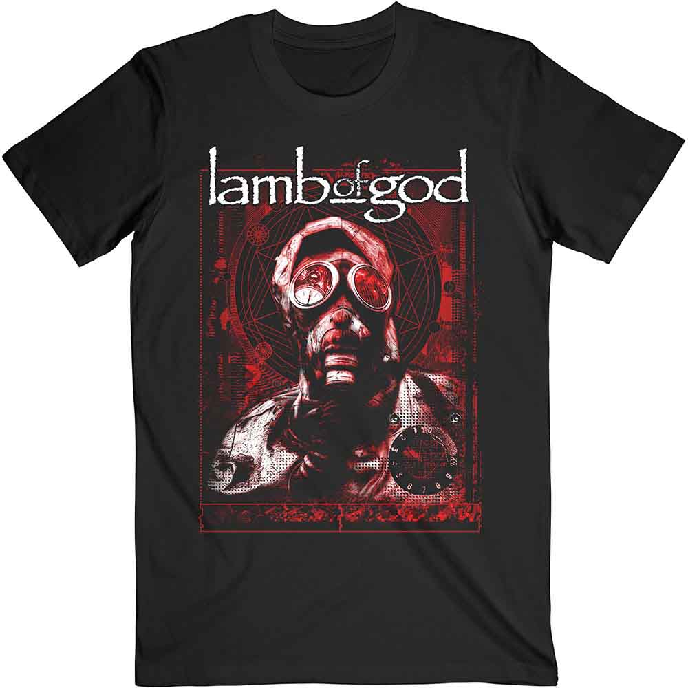 Lamb Of God Gas Masks Waves Mens T Shirt