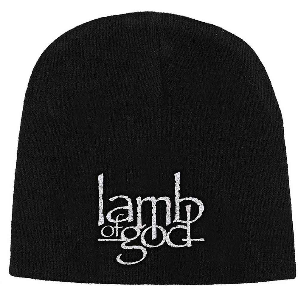 Lamb Of God Logo Beanie Hat Black