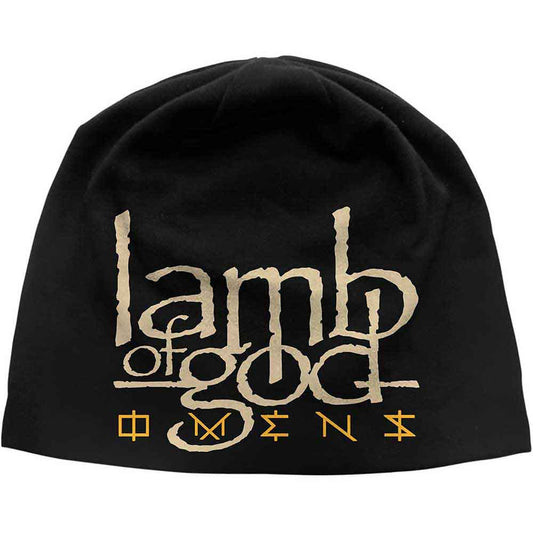 Lamb Of God Omens Beanie Hat Black