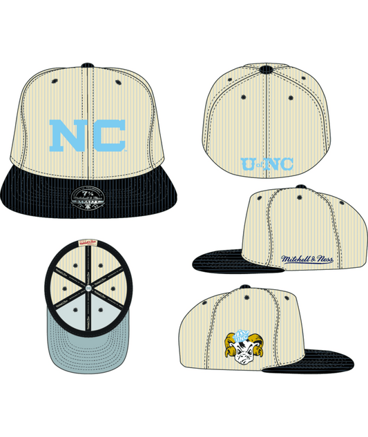 North Carolina Tar Heels  - NCAA 2 Tone Team Cord Fitted Snapback Hat