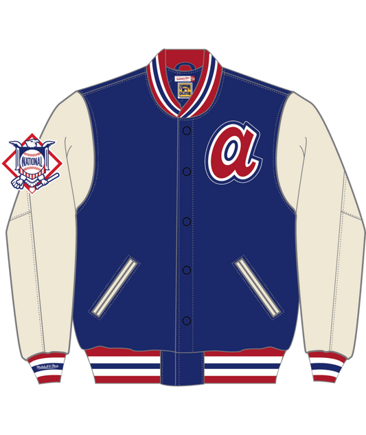 Atlanta Braves - MLB Off Day Royal Varsity Jacket