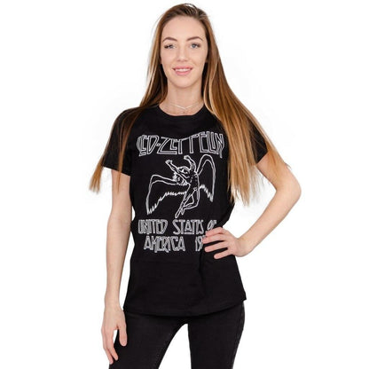 Led Zeppelin 1977 American Tour Juniors T Shirt