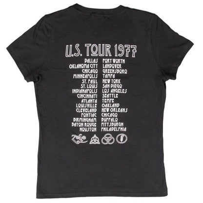 Led Zeppelin 1977 American Tour Juniors T Shirt