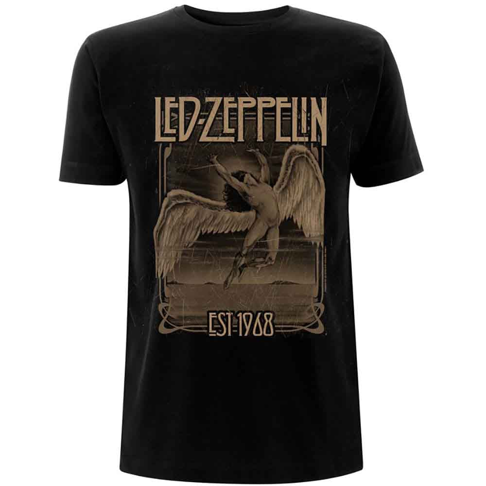 Led Zeppelin Faded Falling Mens T Shirt