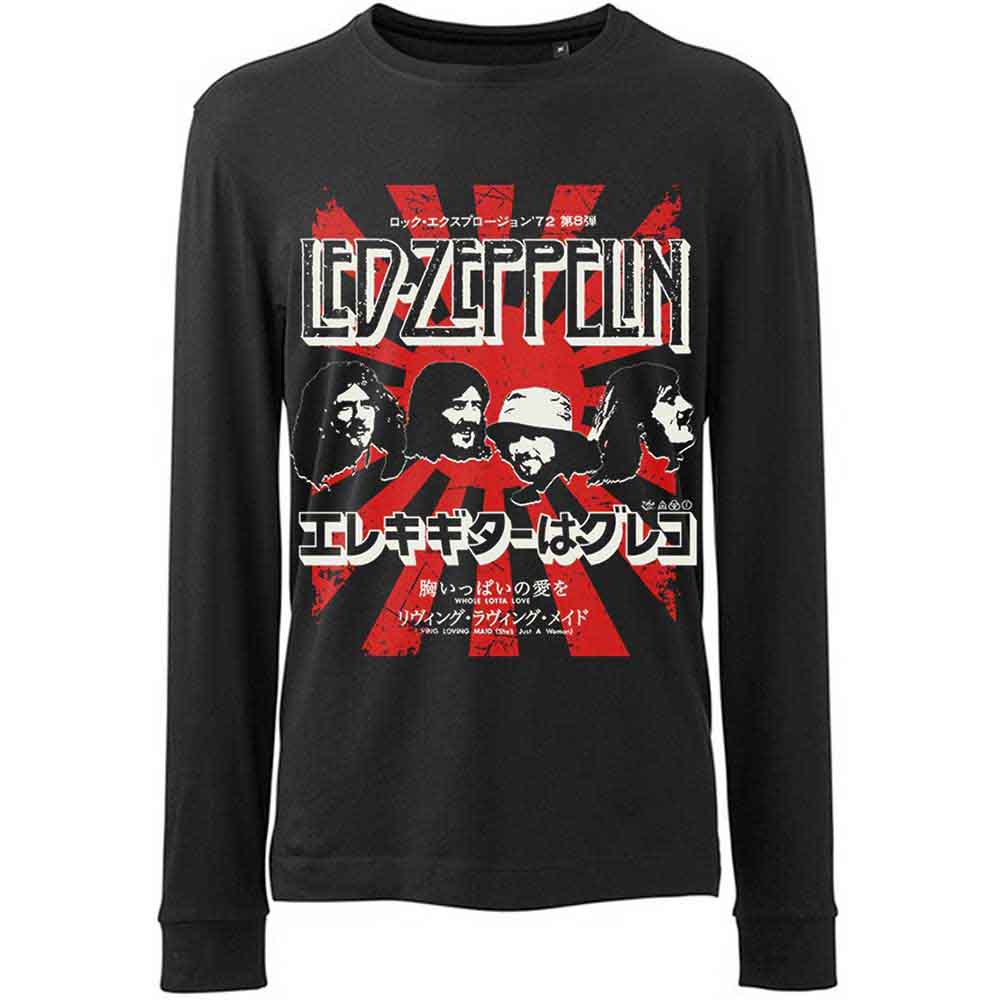 Led Zeppelin Japanese Burst Long Sleeve Shirt