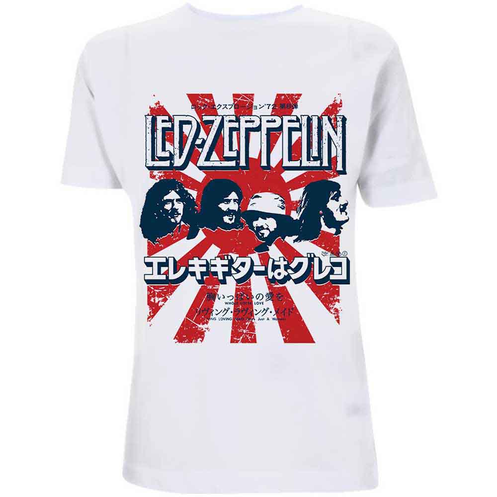 Led Zeppelin Japanese Burst Mens T Shirt