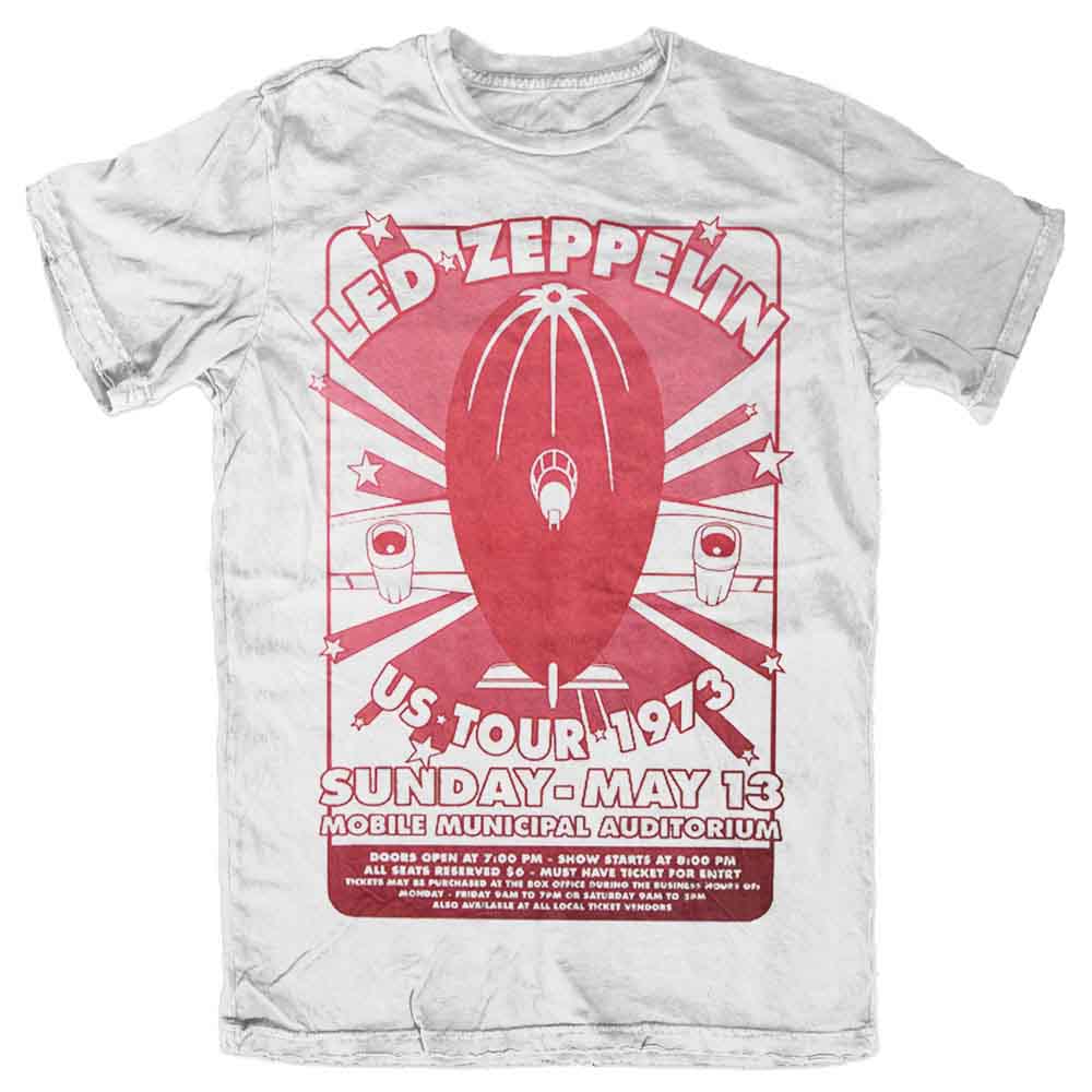 Led Zeppelin Mobile Municipal Mens T Shirt