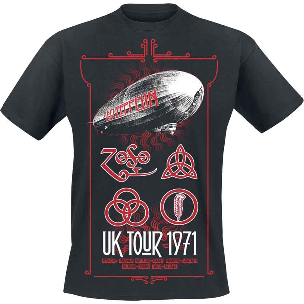 Led Zeppelin UK Tour '71. Mens T Shirt