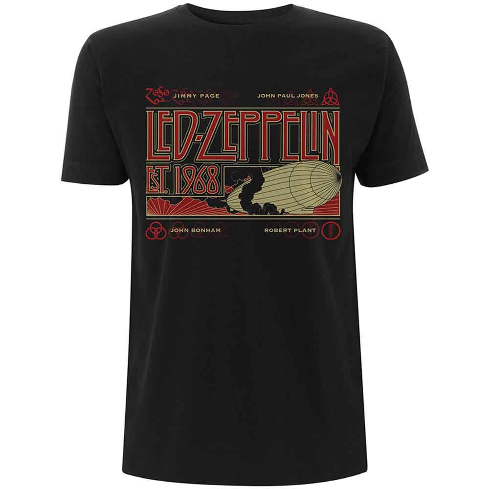 Led Zeppelin Zeppelin & Smoke Mens T Shirt